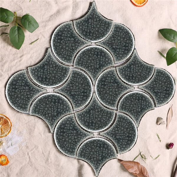 gạch mosaic men rạn