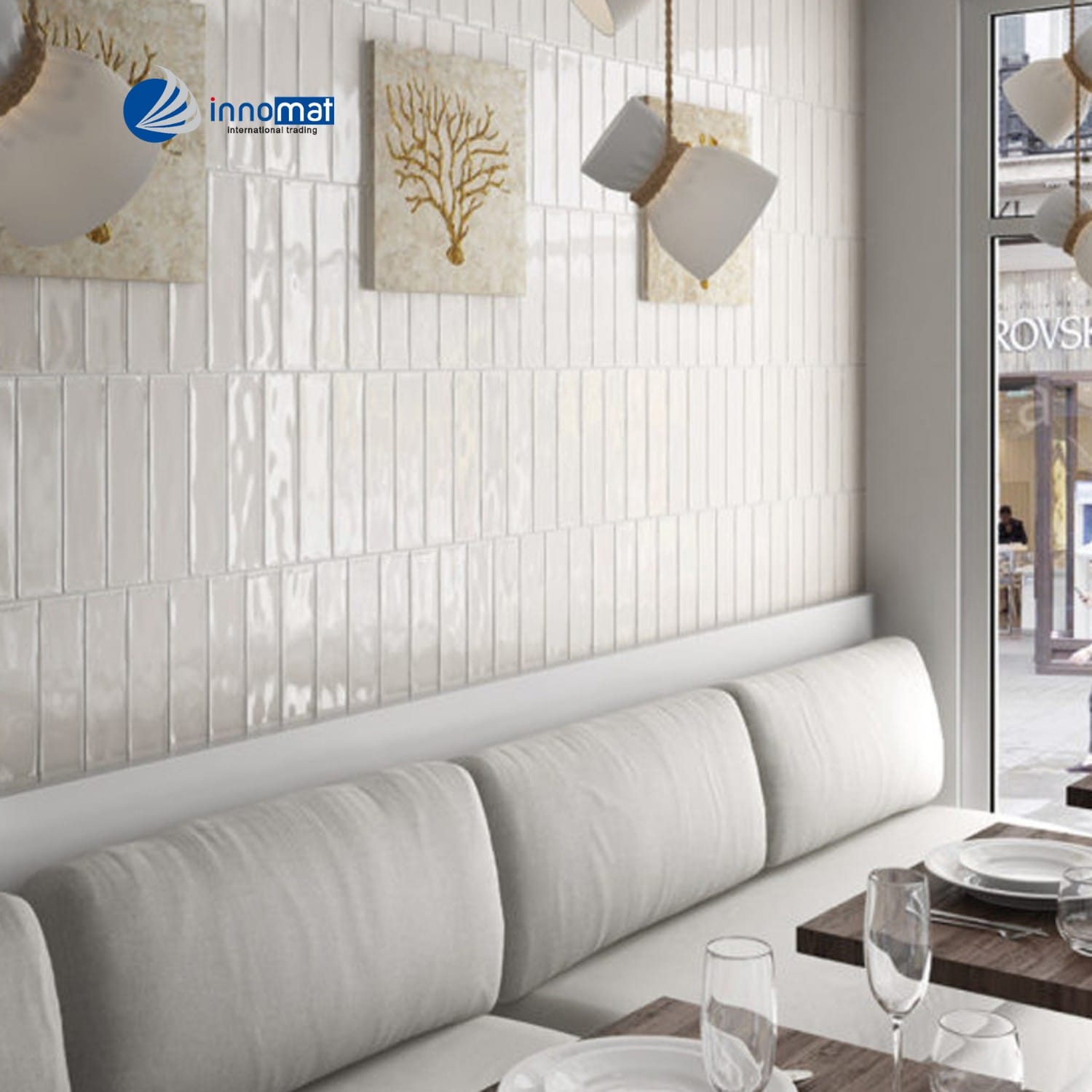 Ưu và nhược điểm dòng gạch Ceramic và Porcelain Gach ceramic op tuong 3