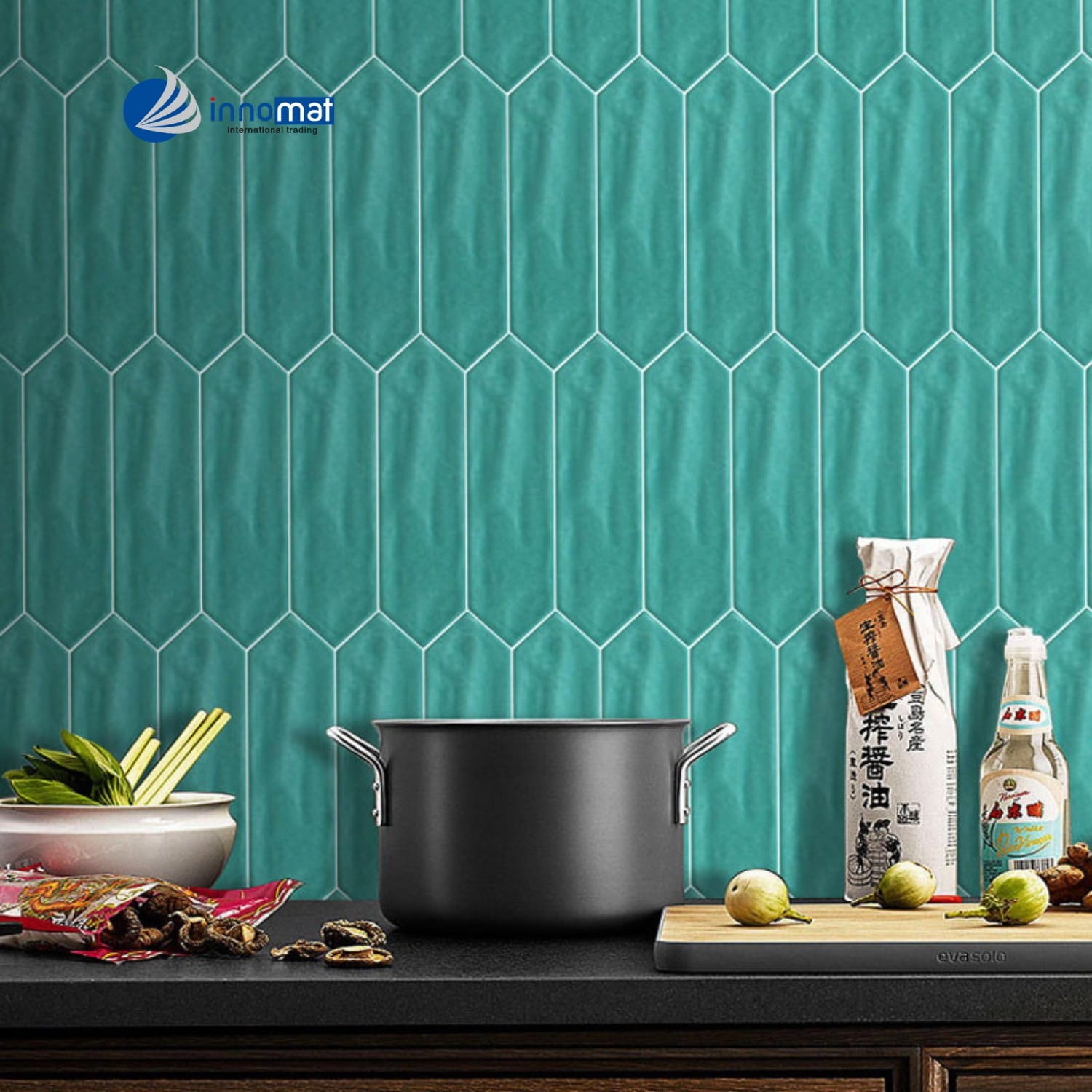 Ưu và nhược điểm dòng gạch Ceramic và Porcelain Gach ceramic op tuong 5