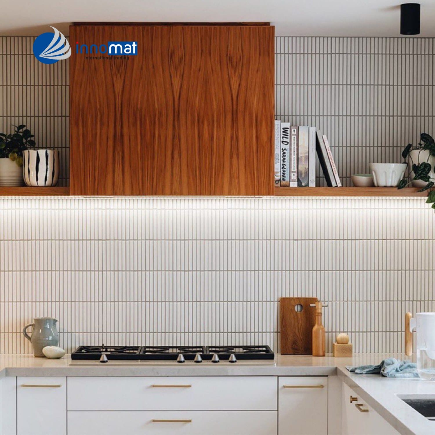 Ưu và nhược điểm dòng gạch Ceramic và Porcelain Gach porcelain op tuong 1