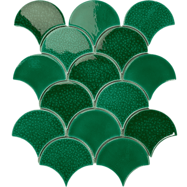 gạch mosaic vảy cá