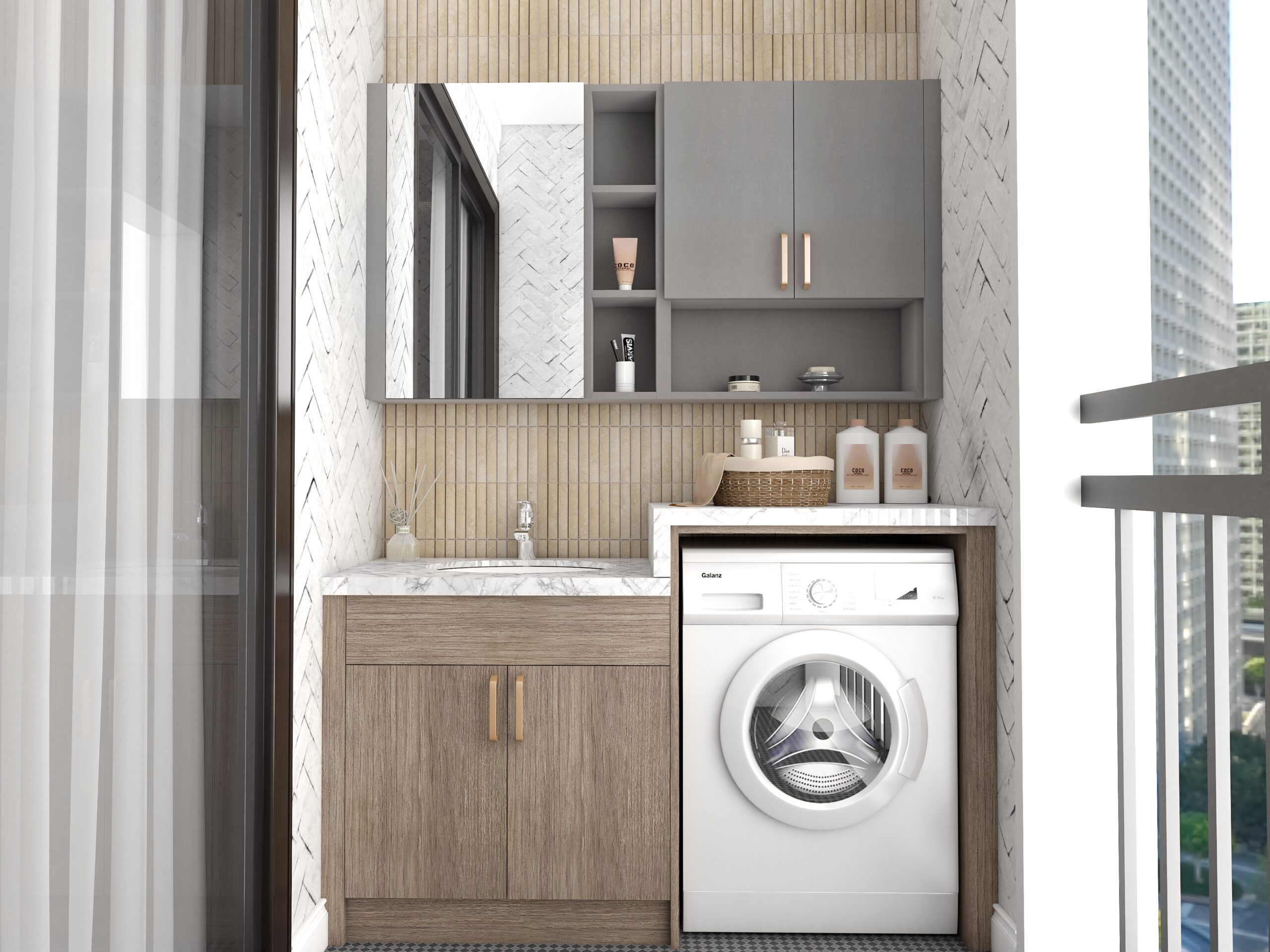 Gạch Mosaic - Nghệ Thuật Gạch Trang Trí Hơn 4000 Năm Lịch Sử Mosaic be nhat IK22F929A 5 scaled