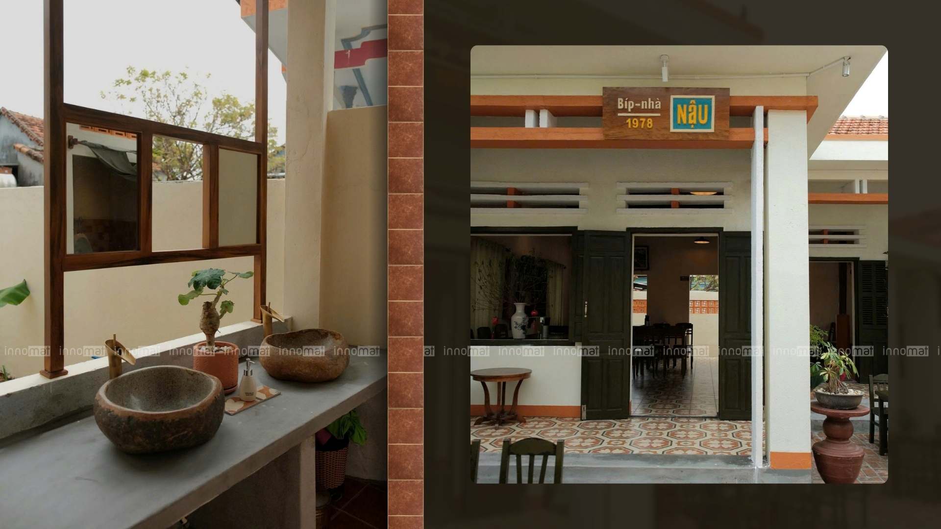 Gạch Bông Innomat - Kiến Tạo Bức Tranh Hoài Niệm Xưa Cũ Tại Nậu 1978 Dự án Nậu (Bếp Nhà Nậu 1978) tại Phú Yên