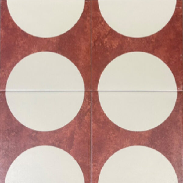 gạch bông DC285 tone đỏ